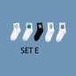 Ins Stil Lustige Tier Gemusterte Frauen Kurze Set Socken 5 Pairs Cartoon Ulzzang Baumwolle Ankle Atmungs Weibliche Harajuku Coole Sox