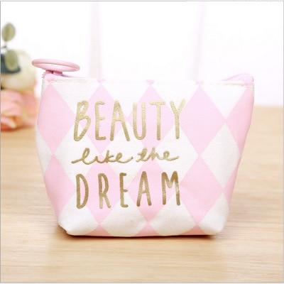 Mini Sanitary Napkin Bag Canvas Coin Purse Credit Card Holder Sanitary Pad Pouch Cosmetics Organizer Storage Bags Women Wallets