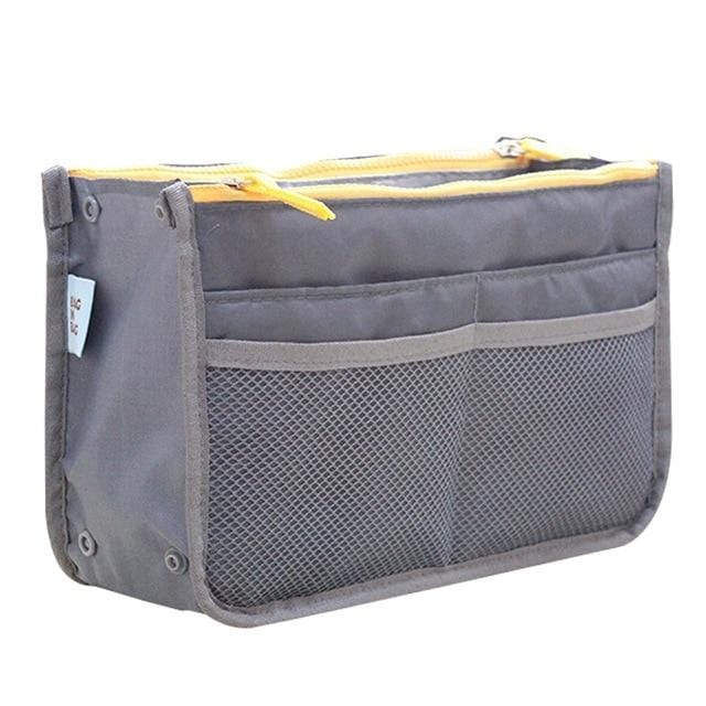 Organizer-Einsatztasche, Damen-Nylon-Reiseeinsatz, Organizer, Handtasche, Geldbörse, großer Liner, Damen-Make-up-Kosmetiktasche, günstige weibliche Tragetasche