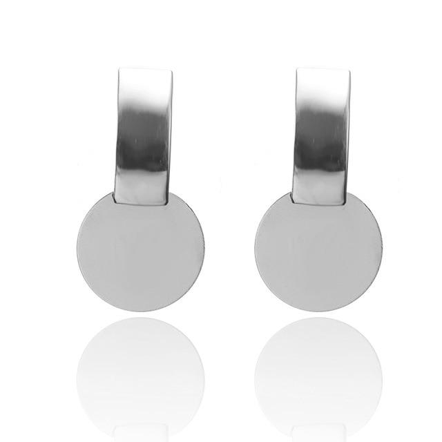 Fashion Statement Earrings 2019 Big Geometric earrings For Women Hanging Dangle Earrings Drop Earing modern Jewelry