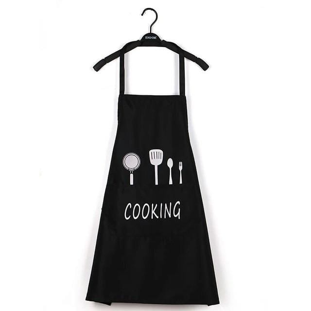 1Pcs Striped Waterproof Polyester Apron Woman Adult Bibs Home Cooking Baking Coffee Shop Cleaning Aprons Kitchen Accessory 46212