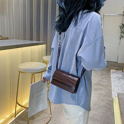 Mini Stone Pattern Crossbody Bags For Women 2020 Pu Leather Purses and Handbags New Designer Ladies Shoulder Messenger Bag