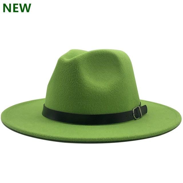 Kostenloser Versand 2019 neue Mode Männer Fedoras Damenmode Jazz Hut Sommer Frühling schwarze Wollmischung Kappe im Freien beiläufigen Hut