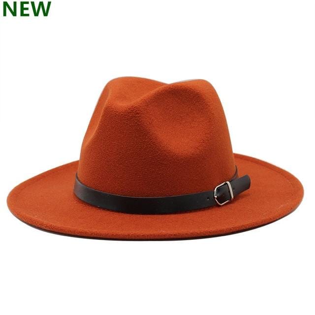 Kostenloser Versand 2019 neue Mode Männer Fedoras Damenmode Jazz Hut Sommer Frühling schwarze Wollmischung Kappe im Freien beiläufigen Hut