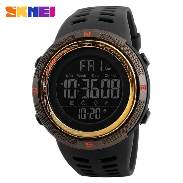 Relojes SKMEI impermeables para hombre, nueva moda, reloj deportivo de exterior Digital LED informal para hombre, relojes de pulsera multifunción para estudiantes