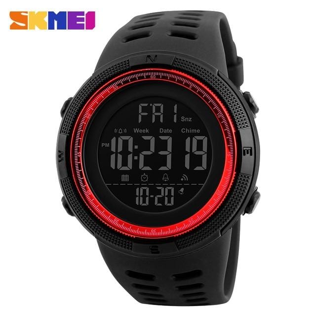 Relojes SKMEI impermeables para hombre, nueva moda, reloj deportivo de exterior Digital LED informal para hombre, relojes de pulsera multifunción para estudiantes