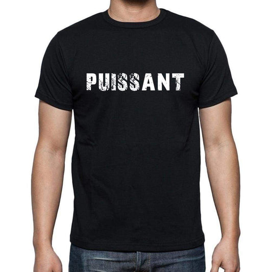 Puissant French Dictionary Mens Short Sleeve Round Neck T-Shirt 00009 - Casual