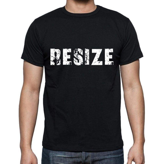 Resize Mens Short Sleeve Round Neck T-Shirt 00004 - Casual