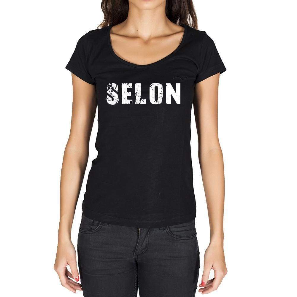 Selon French Dictionary Womens Short Sleeve Round Neck T-Shirt 00010 - Casual