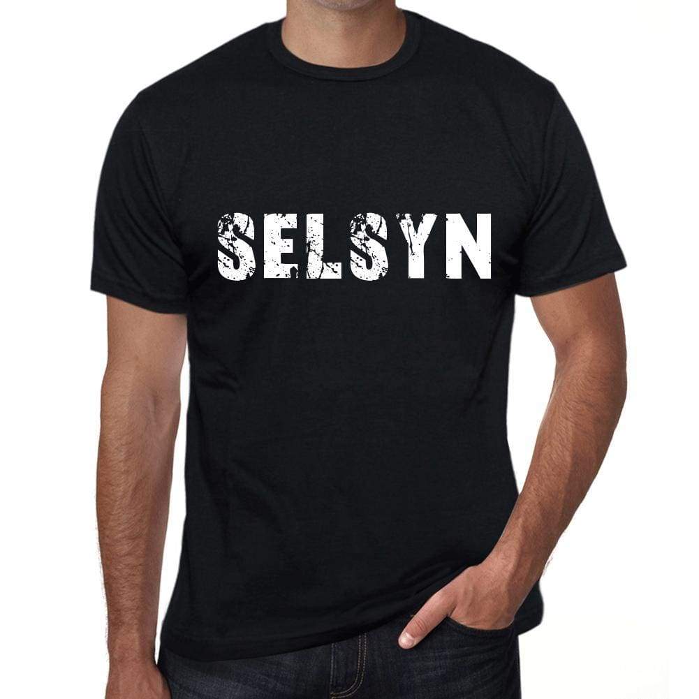 Selsyn Mens Vintage T Shirt Black Birthday Gift 00554 - Black / Xs - Casual