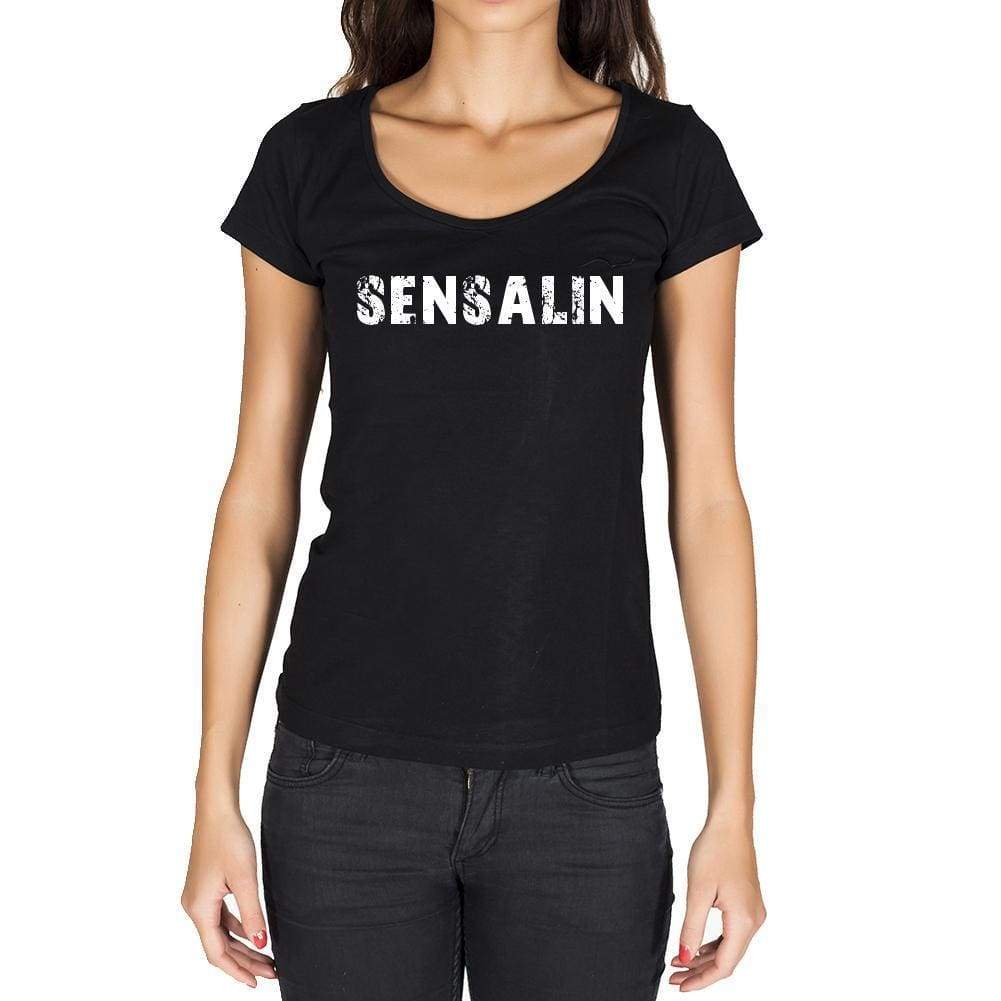 Sensalin Womens Short Sleeve Round Neck T-Shirt 00021 - Casual