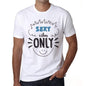 Sexy Vibes Only White Mens Short Sleeve Round Neck T-Shirt Gift T-Shirt 00296 - White / S - Casual