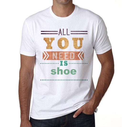 Shoe Mens Short Sleeve Round Neck T-Shirt 00025 - Casual