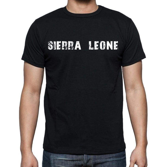 Sierra Leone T-Shirt For Men Short Sleeve Round Neck Black T Shirt For Men - T-Shirt