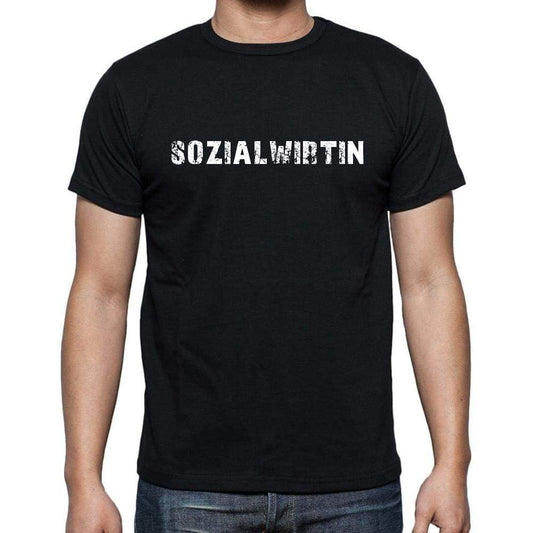 Sozialwirtin Mens Short Sleeve Round Neck T-Shirt 00022 - Casual