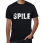 Spile Mens Retro T Shirt Black Birthday Gift 00553 - Black / Xs - Casual
