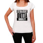 Straight Outta Dudley Womens Short Sleeve Round Neck T-Shirt 100% Cotton Available In Sizes Xs S M L Xl. 00026 - White / Xs - Casual