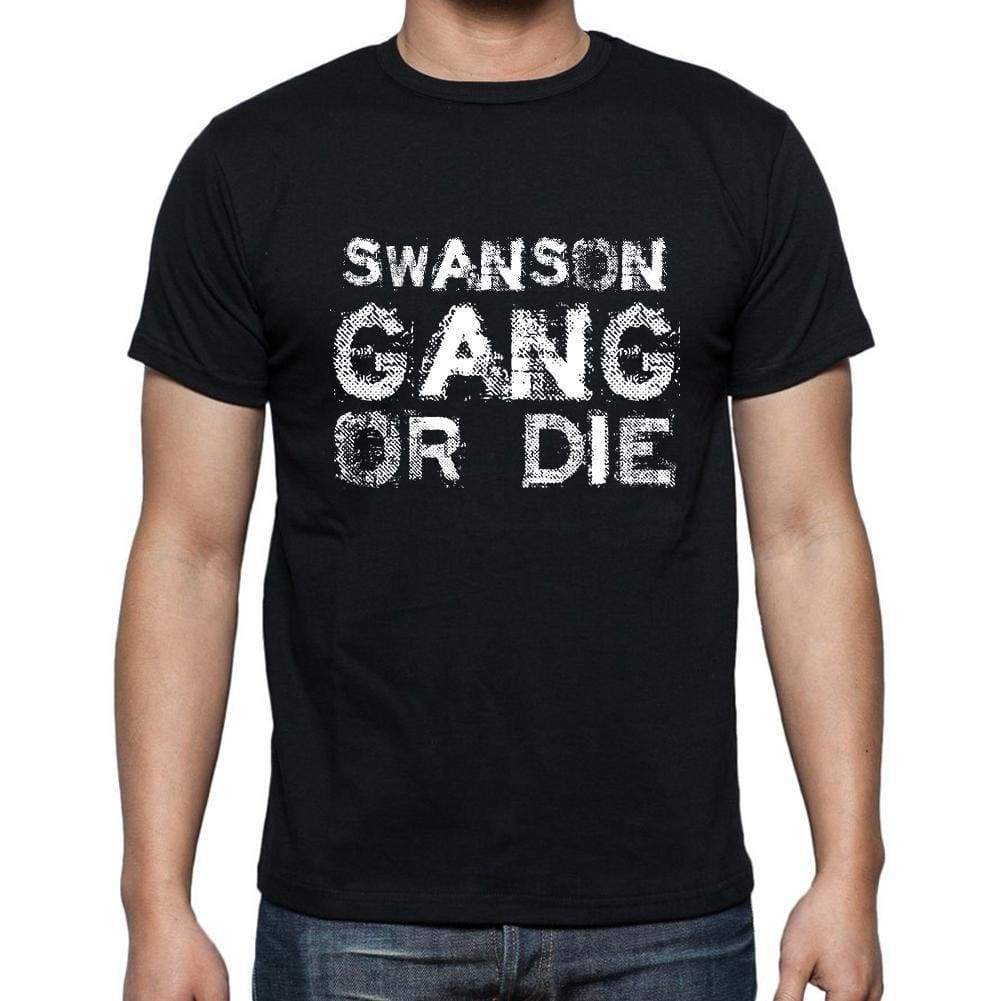 Swanson Family Gang Tshirt Mens Tshirt Black Tshirt Gift T-Shirt 00033 - Black / S - Casual