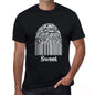 Sweet Fingerprint Black Mens Short Sleeve Round Neck T-Shirt Gift T-Shirt 00308 - Black / S - Casual