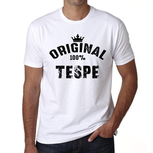 Tespe 100% German City White Mens Short Sleeve Round Neck T-Shirt 00001 - Casual