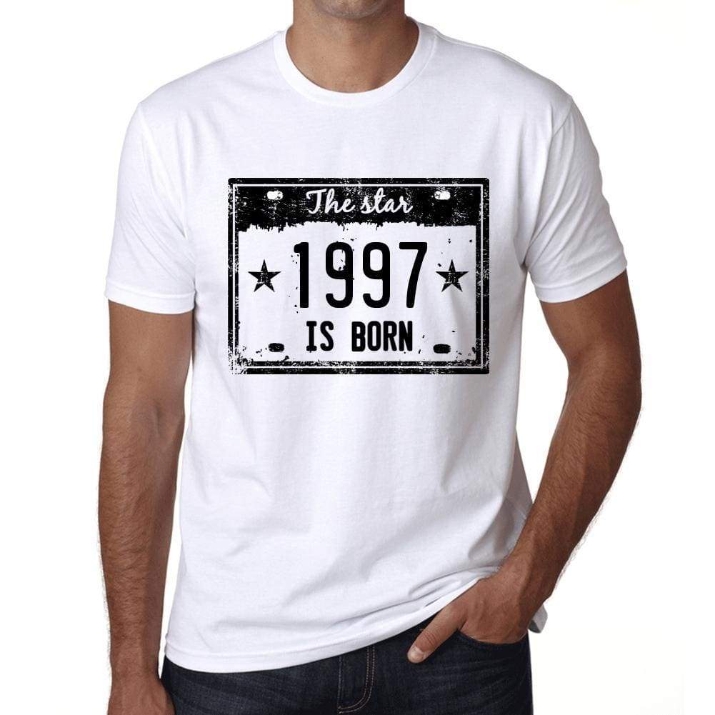 The Star 1997 Is Born Mens T-Shirt White Birthday Gift 00453 - White / Xs - Casual