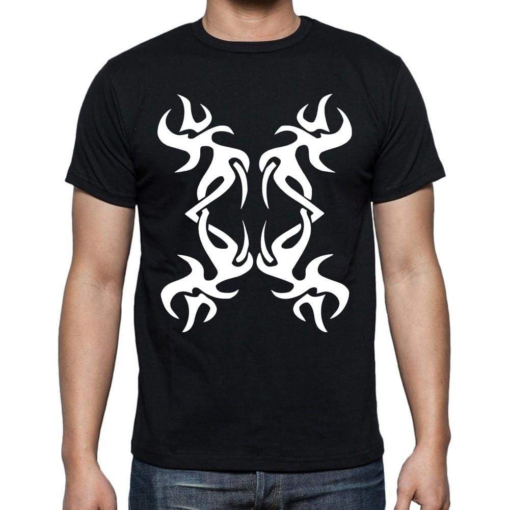 Tribal Tattoo 2 Black Gift T Shirt Mens Tee Black 00166