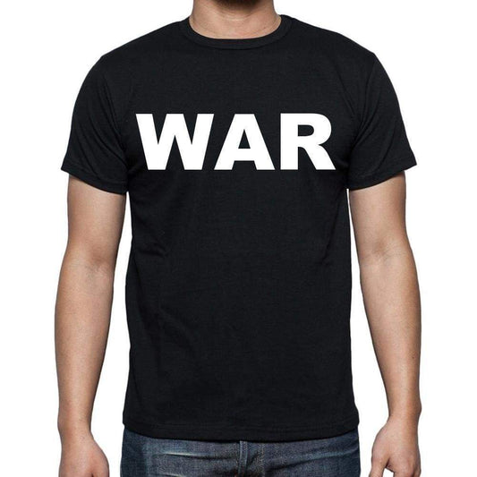 War Mens Short Sleeve Round Neck T-Shirt - Casual