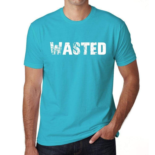 Wasted Mens Short Sleeve Round Neck T-Shirt 00020 - Blue / S - Casual