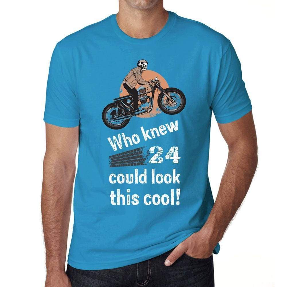 Who Knew 24 Could Look This Cool Mens T-Shirt Blue Birthday Gift 00472 - Blue / Xs - Casual